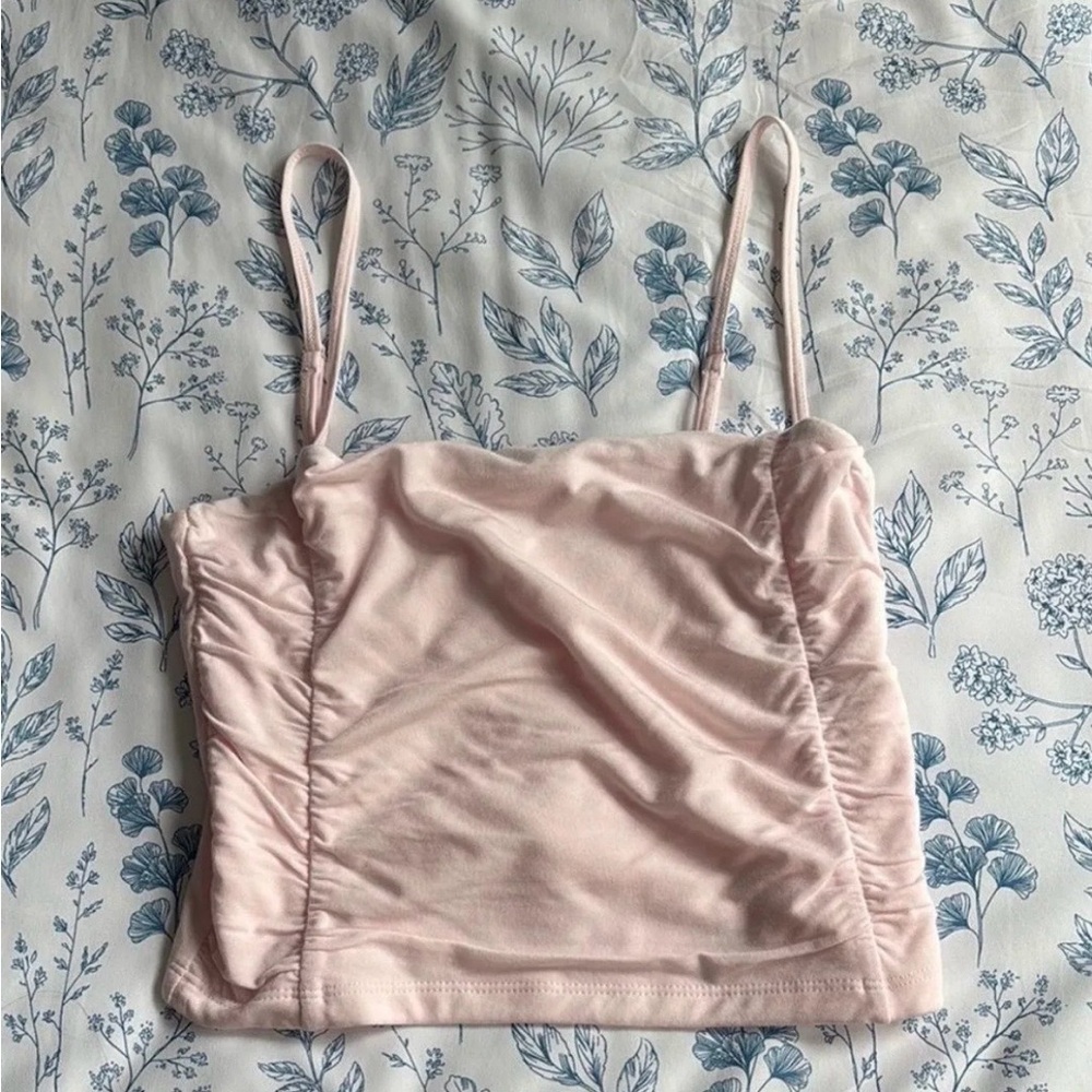 Aritzia cropped spaghetti strap tank